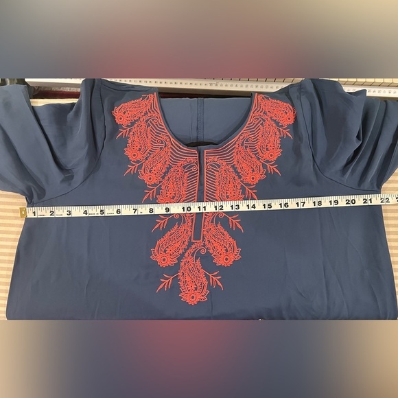 Embroidery Abaya Dress size L8/10 - Picture 10 of 11